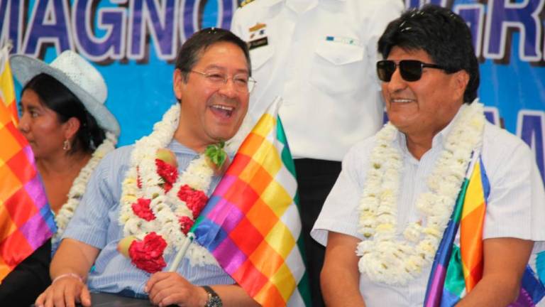 Arce advierte que cualquier “aventura golpista” será detenida y Evo dice que algunos se adueñan de calles con pitas