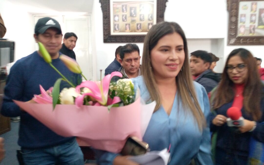 Barrios y Montaño asumen la presidencia del Concejo Municipal de Sucre