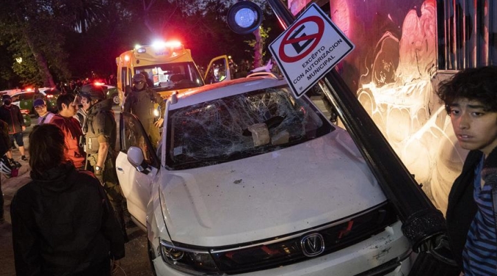 Manifestaciones por el cuarto aniversario del estallido social en Chile dejaron 50 detenidos