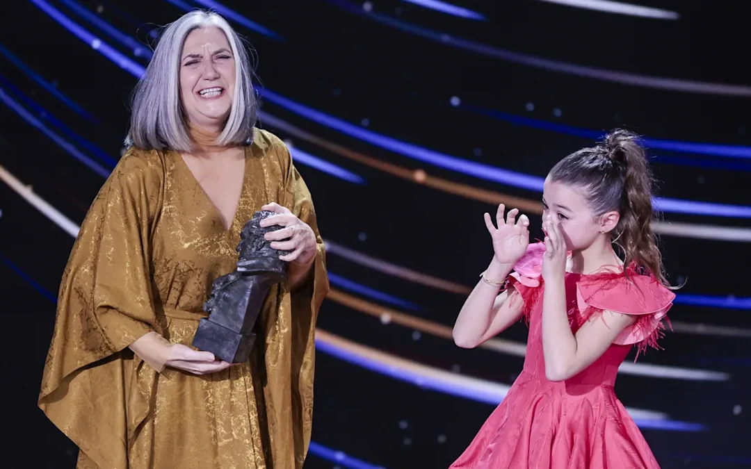 La actriz Sofía Otero, de 10 años, protagoniza la escena más tierna de los Goya