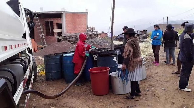 ELAPAS, garantiza la reparación de una rotura en la línea de aducción Ñampuco