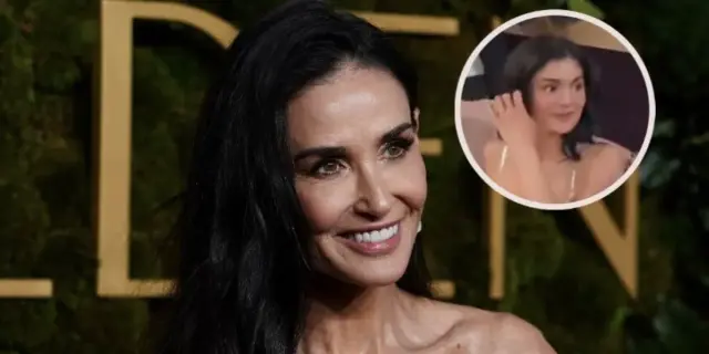 Demi Moore le hizo pasar un incómodo momento a Kylie Jenner en plenos Globos de Oro