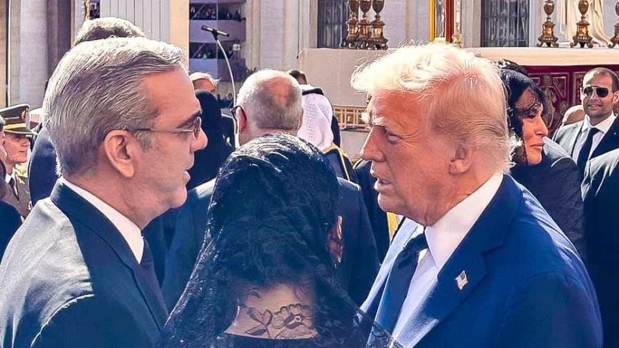 Abinader revela conversación con Donald Trump durante funeral del papa Francisco