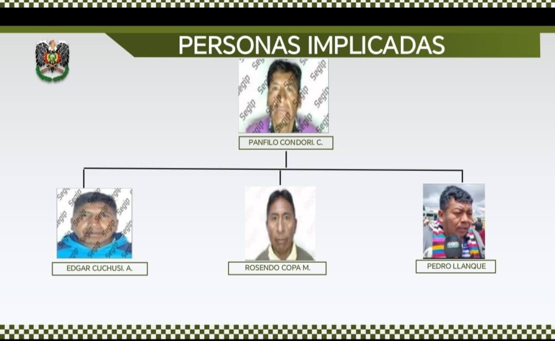 Pedro Llanque es identificado como uno de los cabecillas de los hechos violentos en Challapata