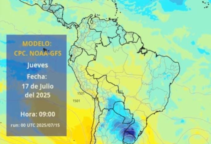Frente frío ingresará al país este miércoles, ¿a qué departamentos afectará?